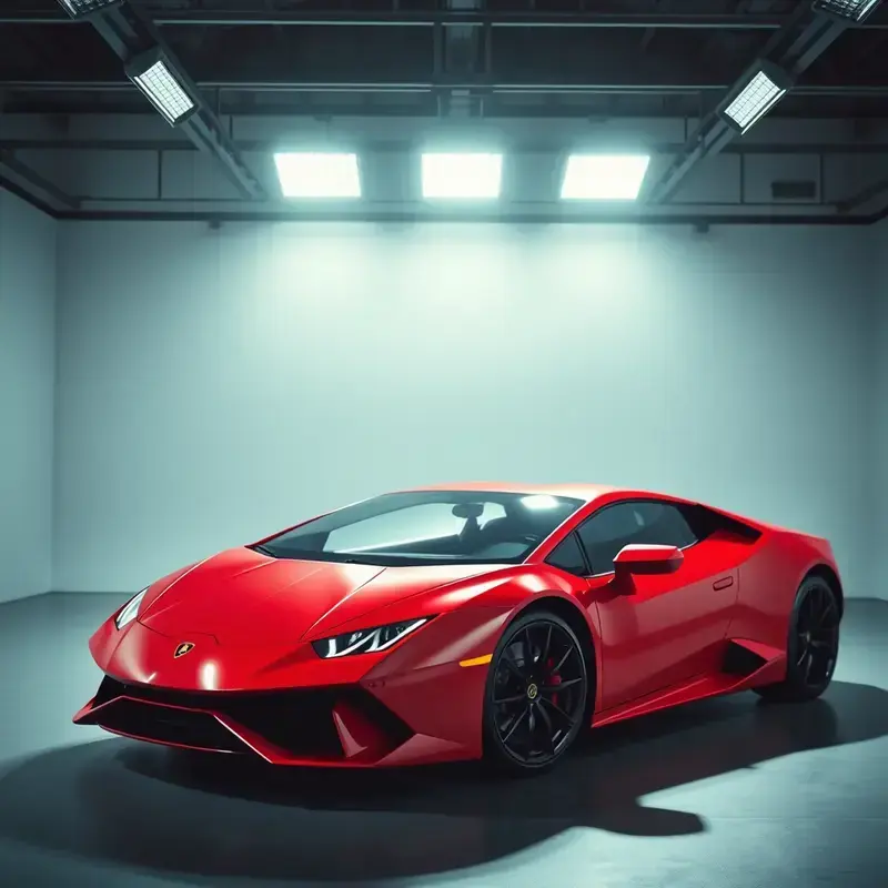 レッドスポーツカー